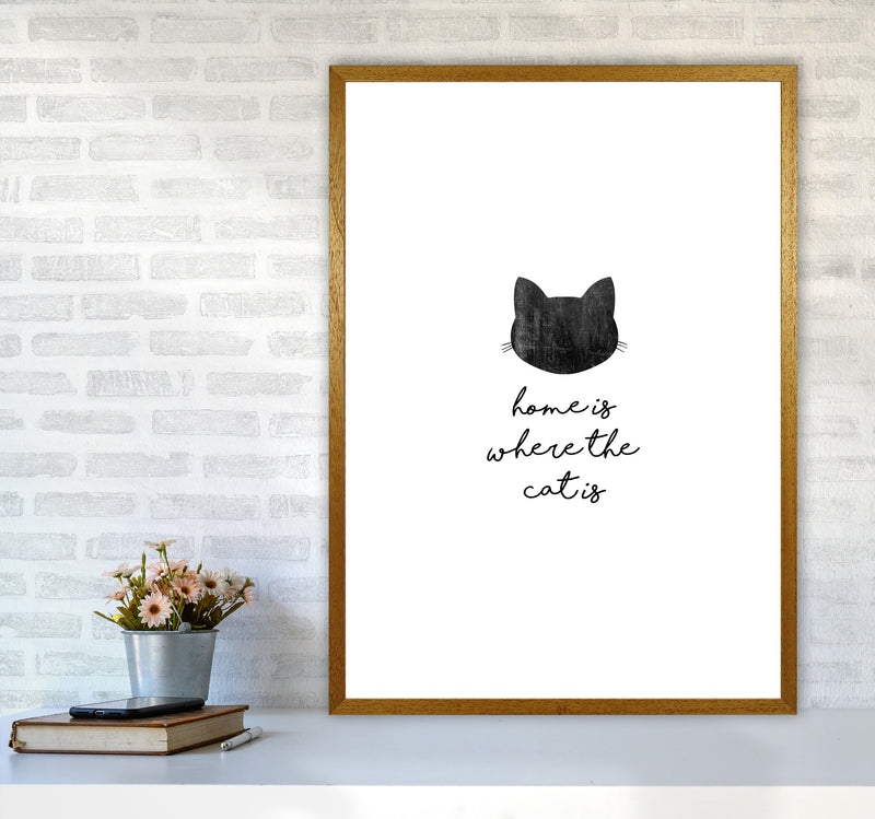 Home Is Where The Cat Is Print By Orara Studio Animal Art Print A1 Print Only
