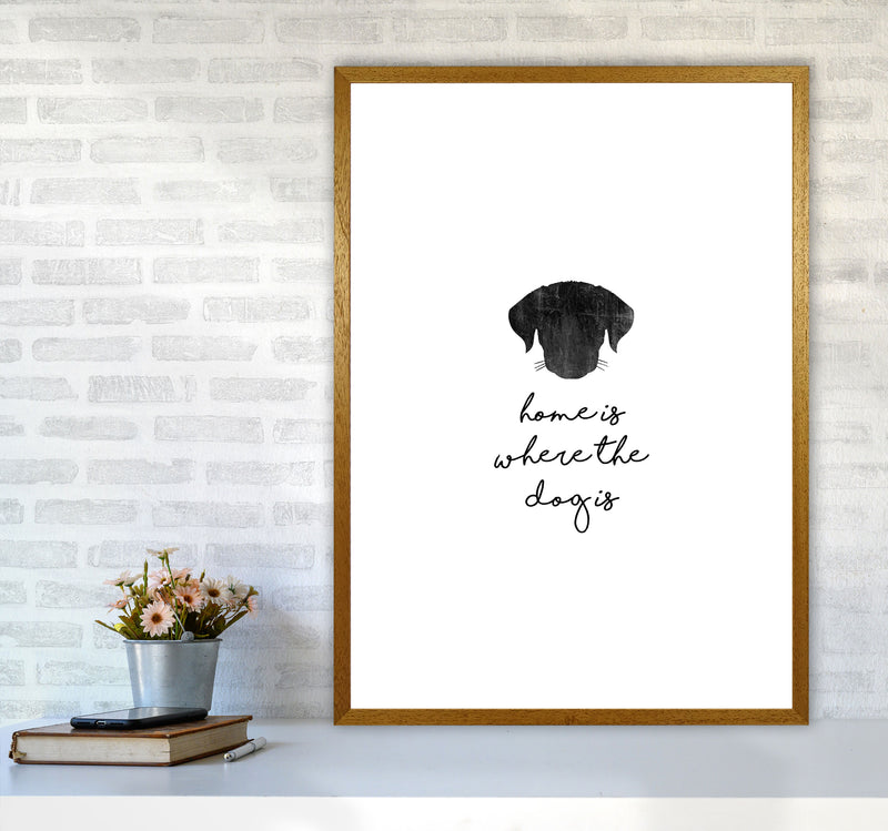 Home Is Where The Dog Is Print By Orara Studio Animal Art Print A1 Print Only