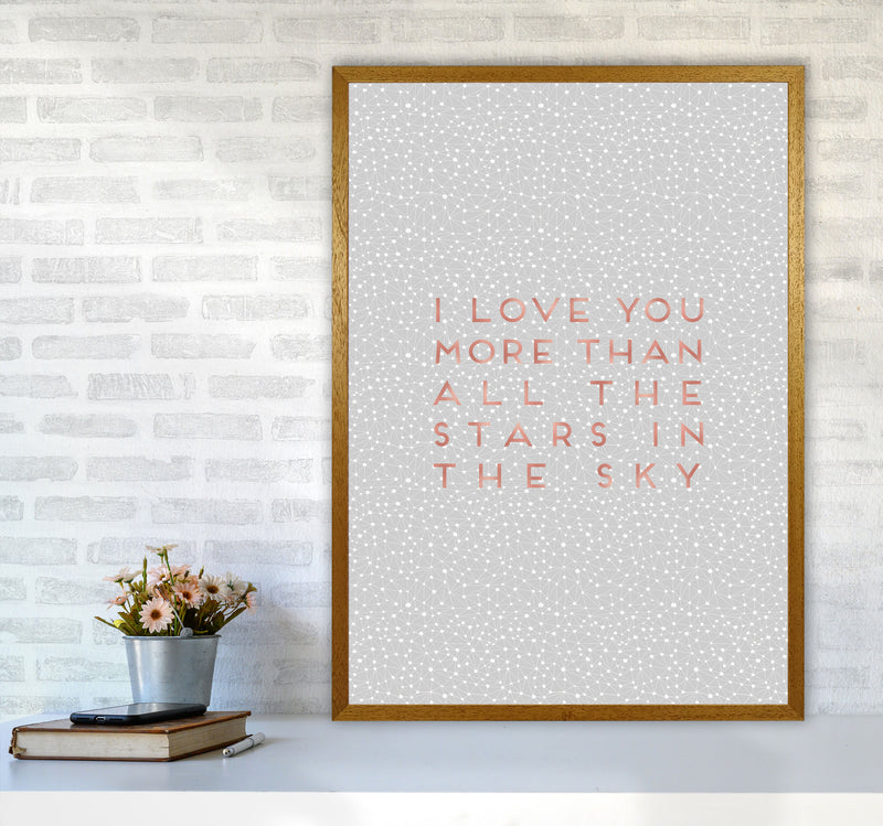 I Love You Quote Print By Orara Studio A1 Print Only