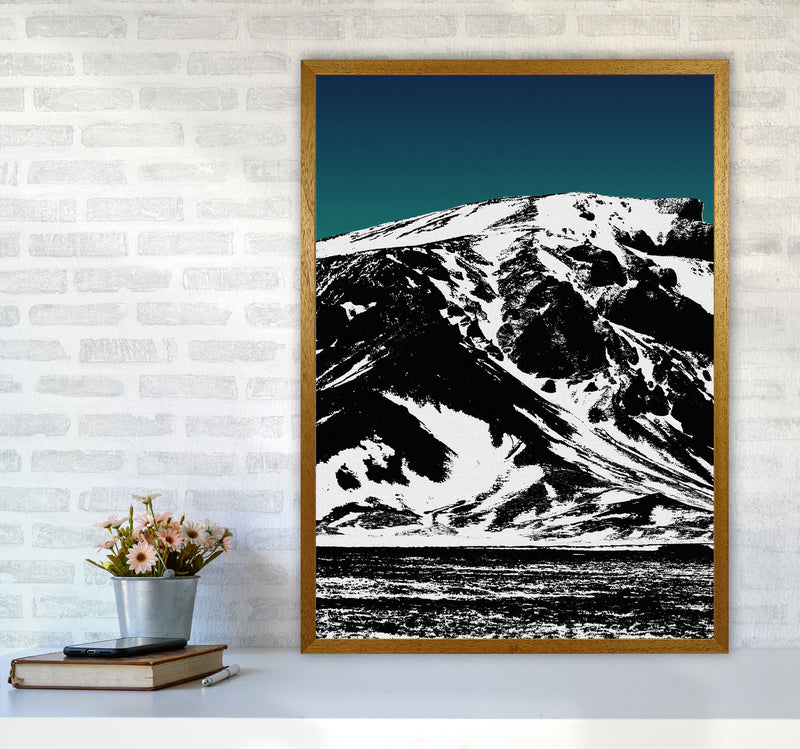 Iceland Mountains I Print By Orara Studio, Framed Botanical & Nature Art Print A1 Print Only