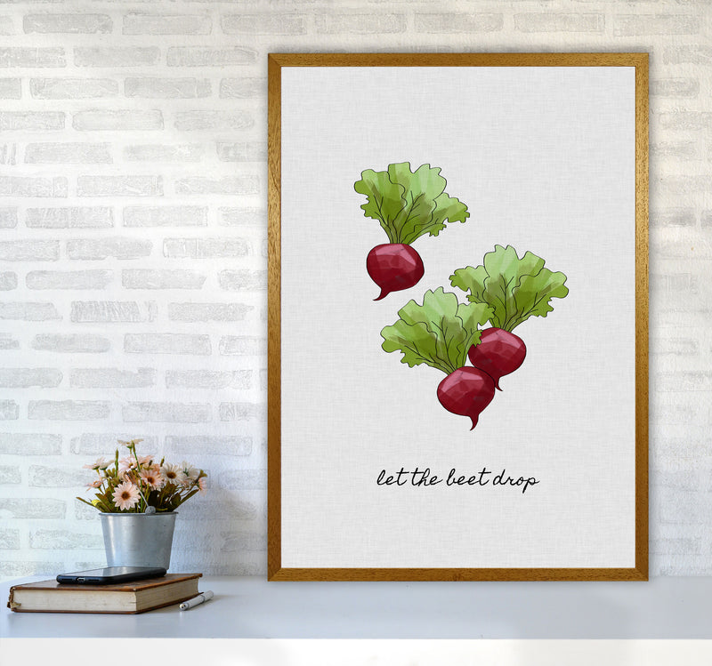 Let The Beet Drop Print By Orara Studio, Framed Kitchen Wall Art A1 Print Only