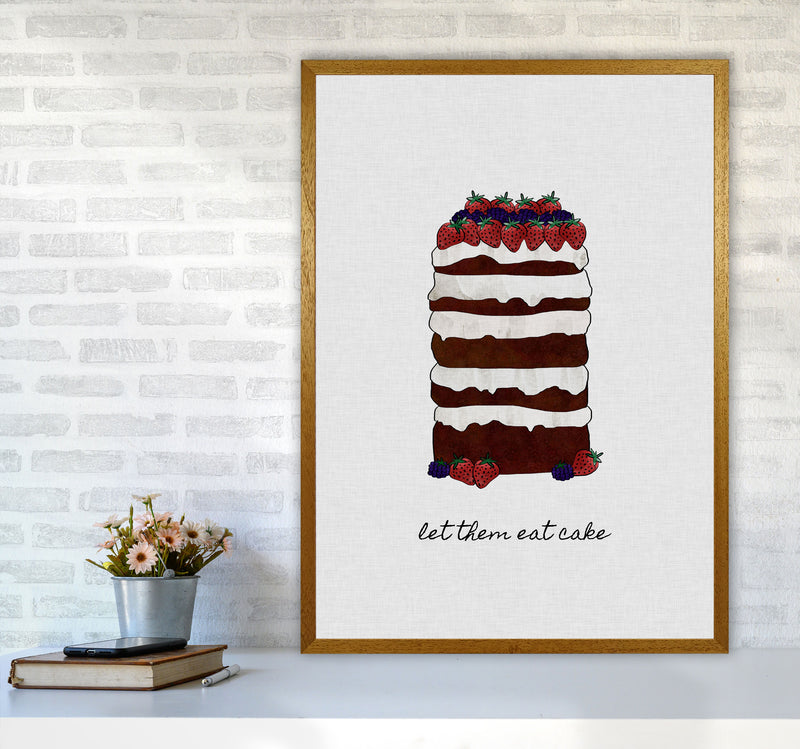 Let Them Eat Cake Print By Orara Studio, Framed Kitchen Wall Art A1 Print Only