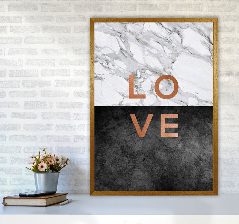 Love Copper Quote Print By Orara Studio A1 Print Only