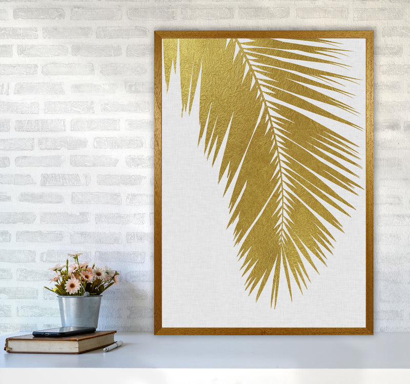 Palm Leaf Gold I Print By Orara Studio, Framed Botanical & Nature Art Print A1 Print Only