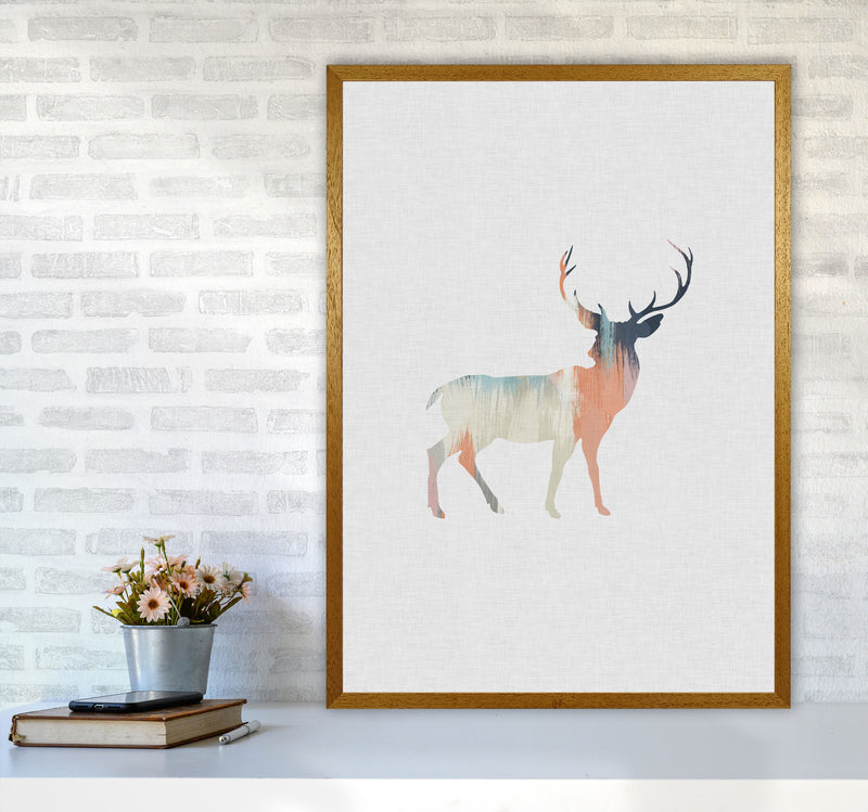 Pastel Deer I Print By Orara Studio Animal Art Print A1 Print Only