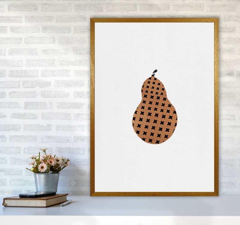 Pear Fruit Illustration Print By Orara Studio, Framed Kitchen Wall Art A1 Print Only