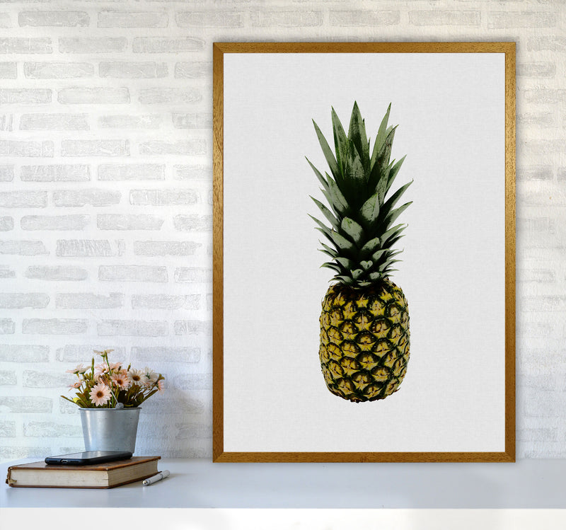 Pineapple Print By Orara Studio, Framed Kitchen Wall Art A1 Print Only