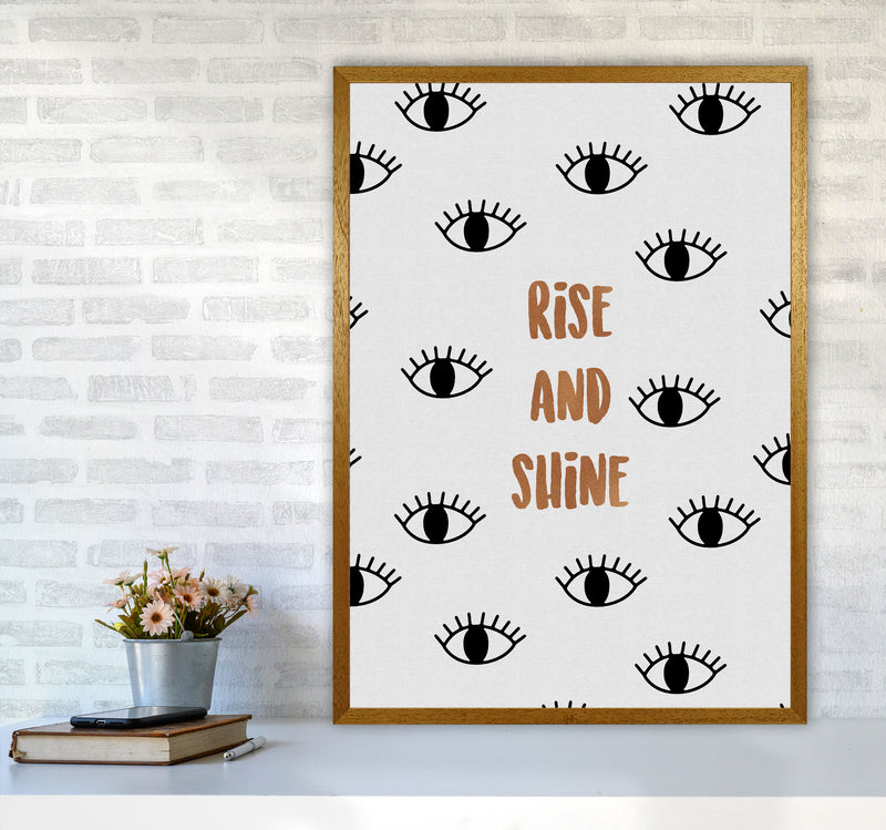 Rise & Shine Bedroom Quote Print By Orara Studio A1 Print Only