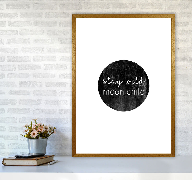 Stay Wild Moon Child Typography Print By Orara Studio A1 Print Only