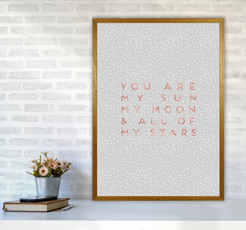 Sun, Moon & Stars Love Quote Print By Orara Studio A1 Print Only