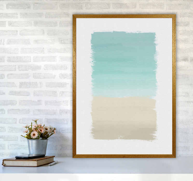 Turquoise Abstract Print By Orara Studio A1 Print Only