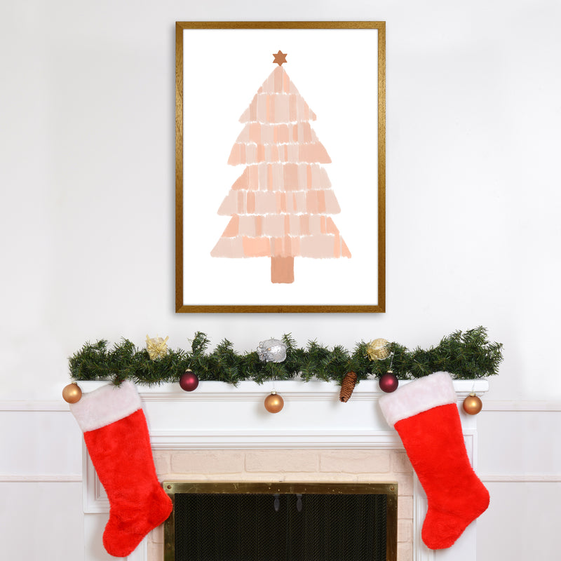 Christmas Tree Painting Christmas Art Print by Orara Studio A1 Print Only