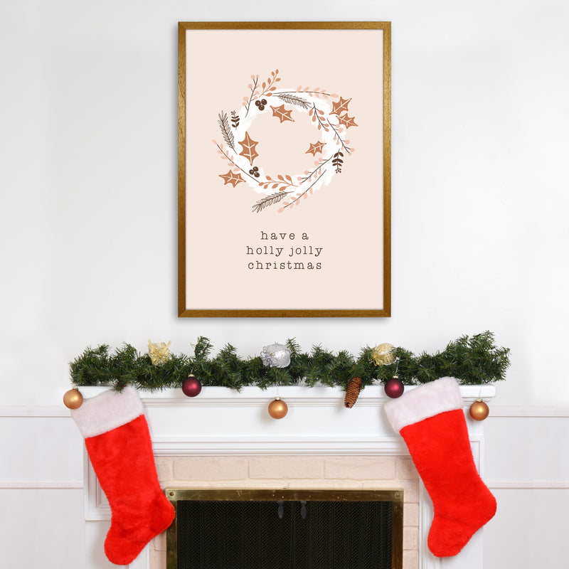 Have A Holly Jolly Christmas Christmas Art Print by Orara Studio A1 Print Only