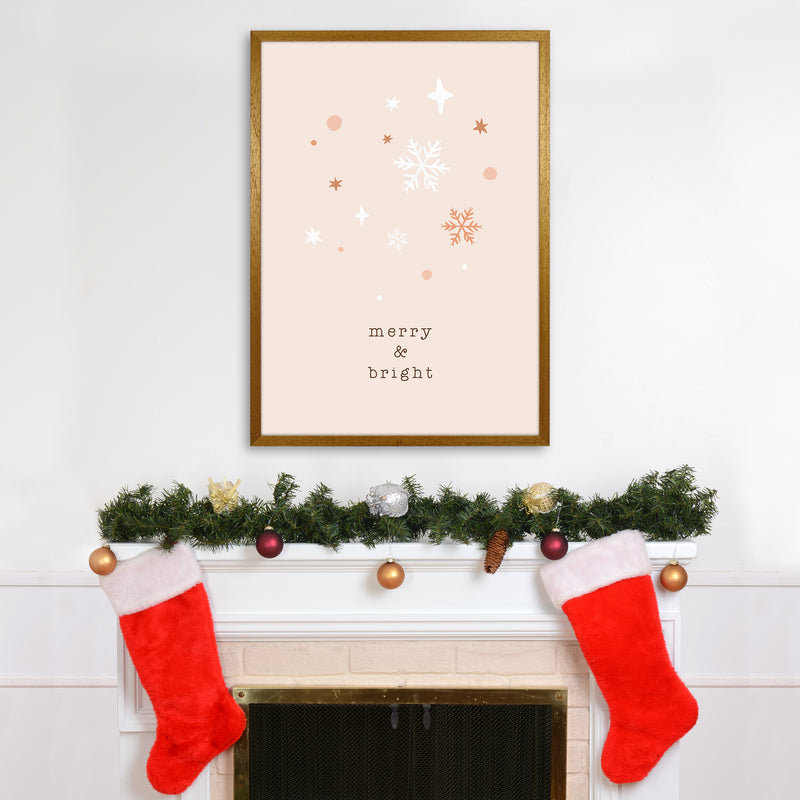Merry & Bright Christmas Art Print by Orara Studio A1 Print Only