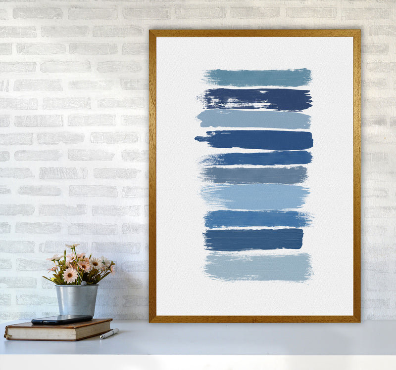 Ombre Blue Abstract Art Print by Orara Studio A1 Print Only
