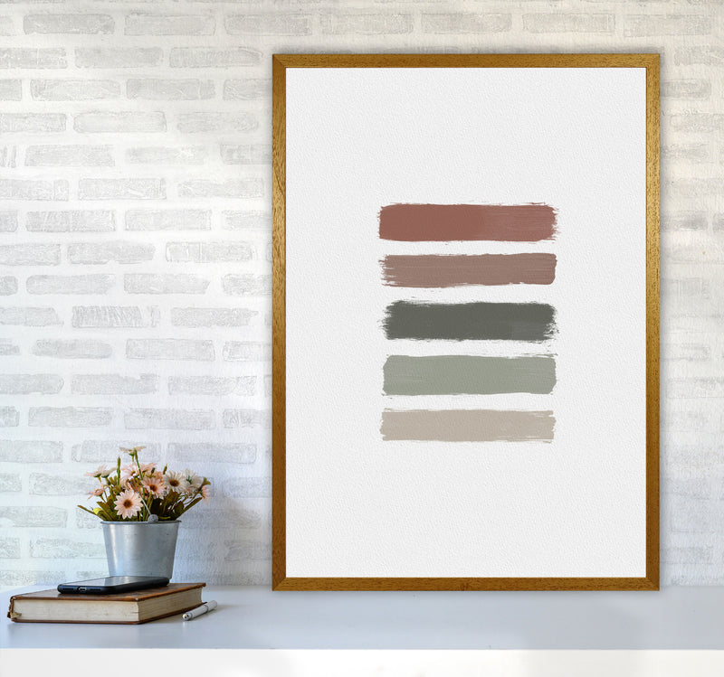 Ombre Earth Tones Abstract Art Print by Orara Studio A1 Print Only