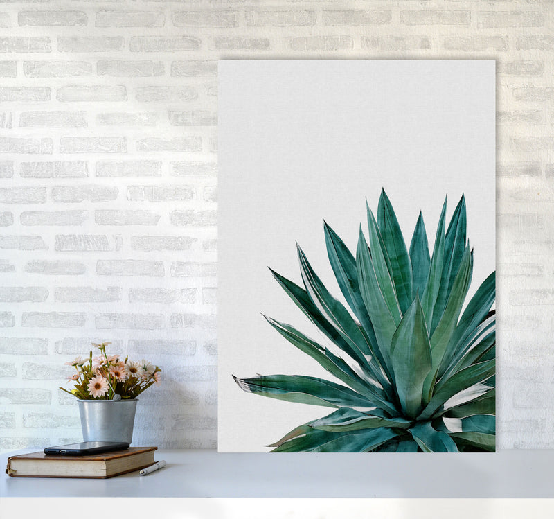 Agave Cactus Print By Orara Studio, Framed Botanical & Nature Art Print A1 Black Frame