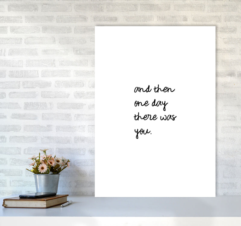 And Then One Day Couples Quote Print By Orara Studio A1 Black Frame