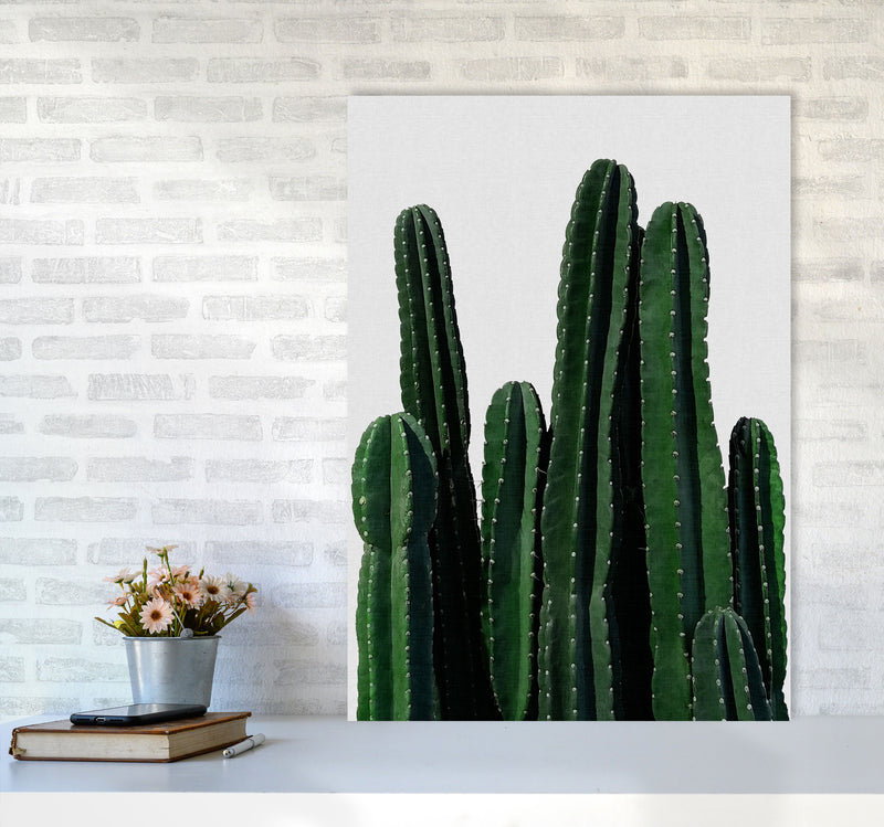 Cactus I Print By Orara Studio, Framed Botanical & Nature Art Print A1 Black Frame