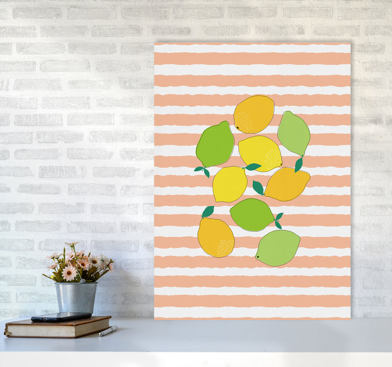 Citrus Crowd Print By Orara Studio, Framed Kitchen Wall Art A1 Black Frame