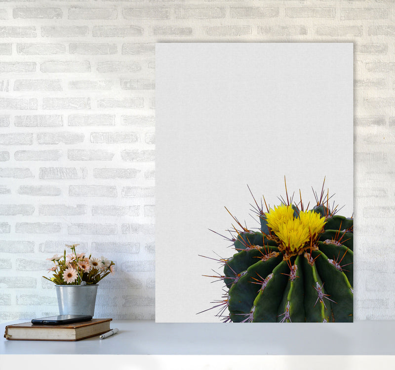 Flower Cactus Print By Orara Studio, Framed Botanical & Nature Art Print A1 Black Frame