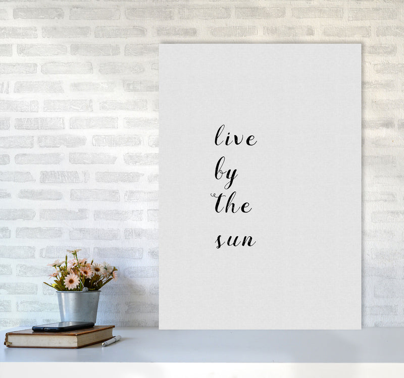 Live By The Sun Print By Orara Studio A1 Black Frame