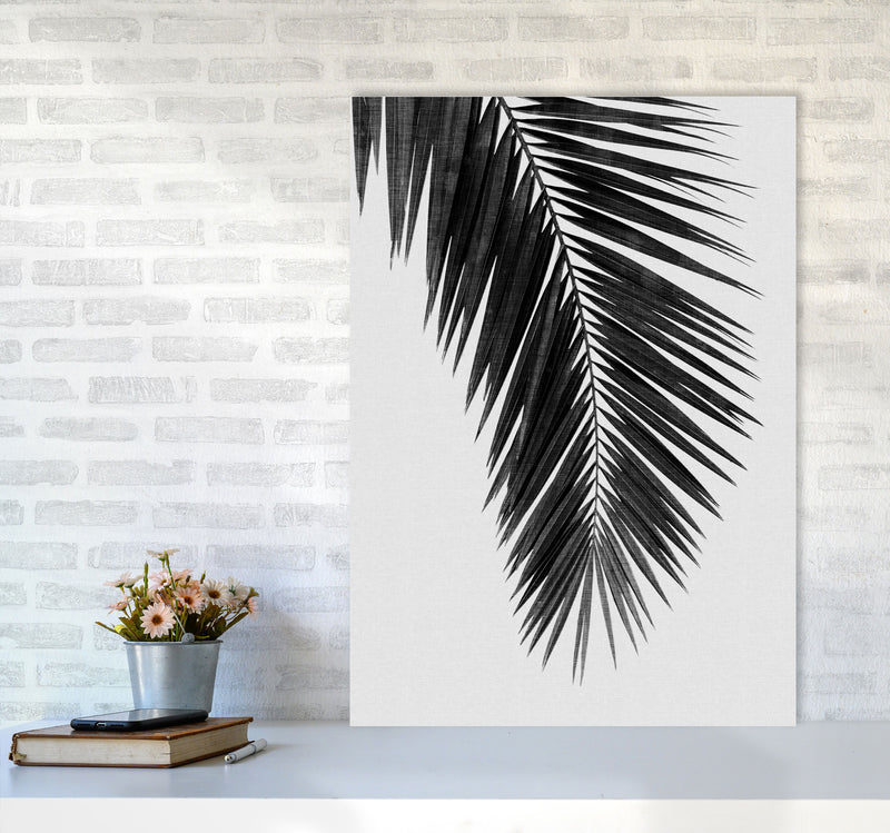 Palm Leaf Black & White I Print By Orara Studio A1 Black Frame