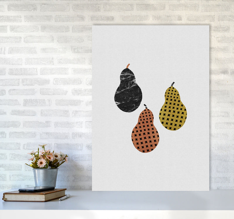 Pears Print By Orara Studio, Framed Kitchen Wall Art A1 Black Frame