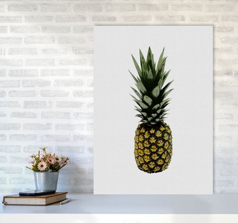 Pineapple Print By Orara Studio, Framed Kitchen Wall Art A1 Black Frame