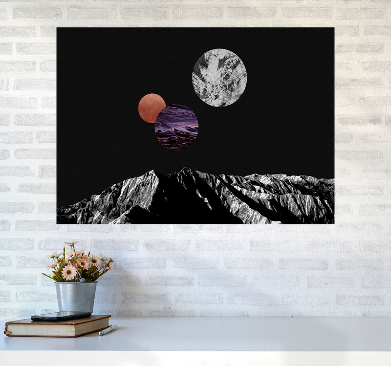 Space I Print By Orara Studio A1 Black Frame
