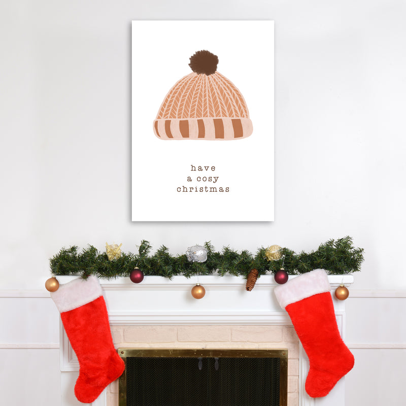 Have A Cosy Christmas Christmas Art Print by Orara Studio A1 Black Frame