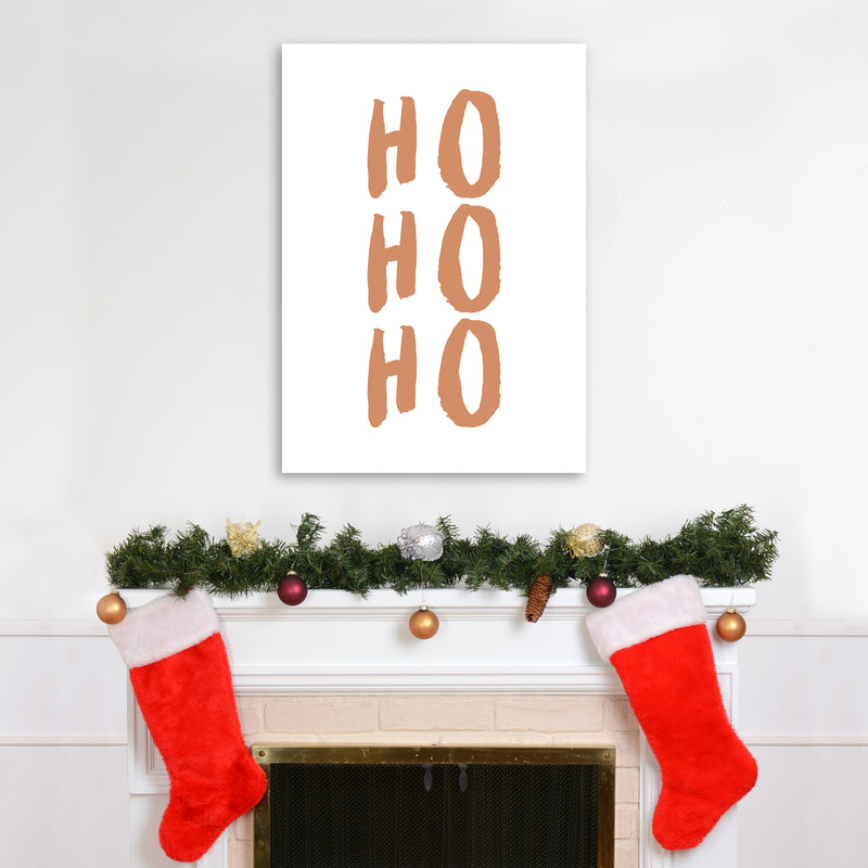 Ho Ho Ho Christmas Art Print by Orara Studio A1 Black Frame