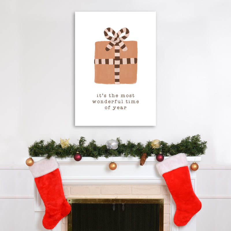 Most Wonderful Time of Year Christmas Art Print by Orara Studio A1 Black Frame