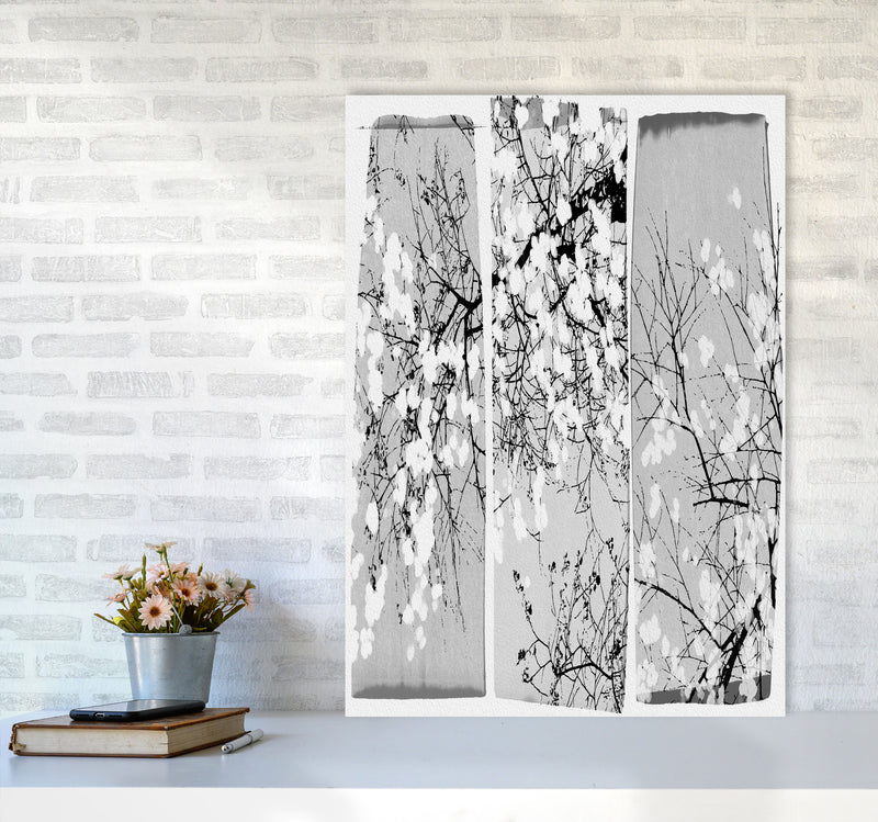Oriental Blossom Botanical Art Print by Orara Studio A1 Black Frame