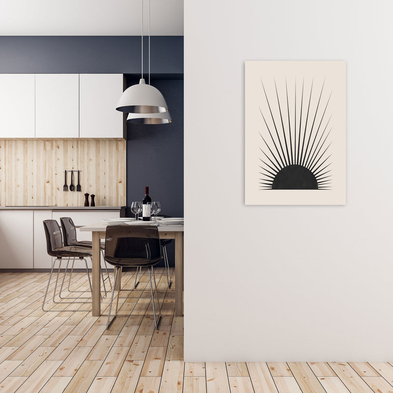 Minimal Sun Art Print by Orara Studio A1 Black Frame
