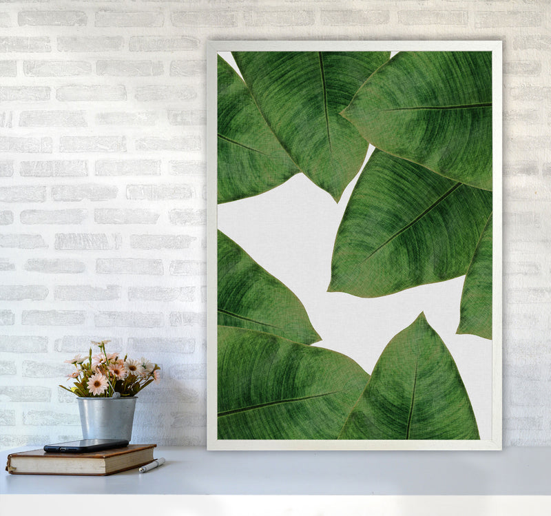 Banana Leaf II Print By Orara Studio, Framed Botanical & Nature Art Print A1 Oak Frame