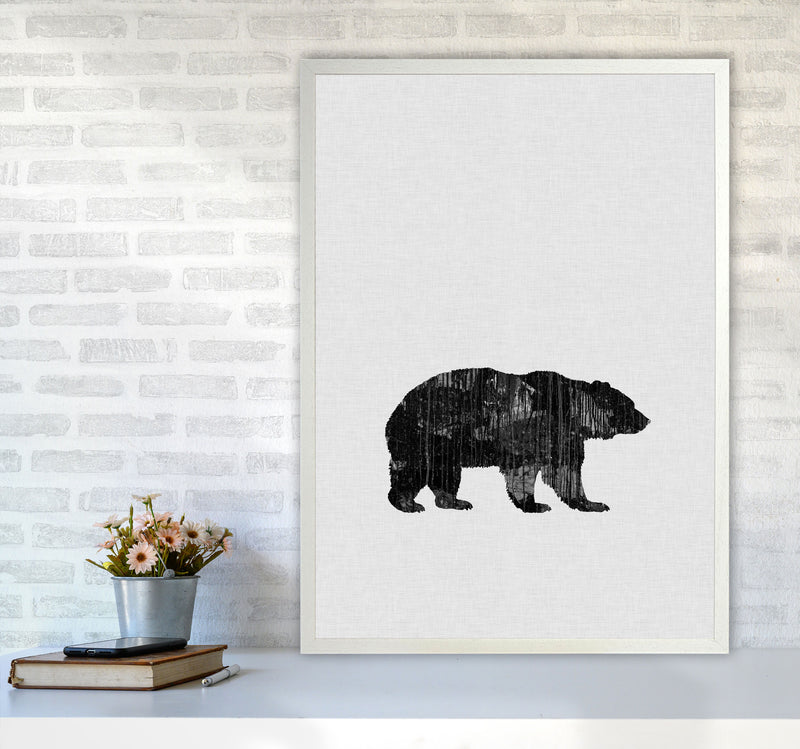 Bear Animal Art Print By Orara Studio Animal Art Print A1 Oak Frame