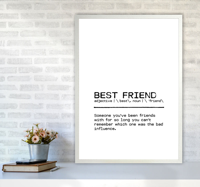 Best Friend Influence Definition Quote Print By Orara Studio A1 Oak Frame