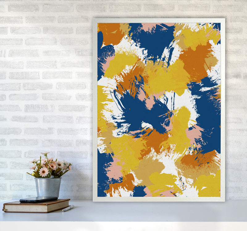 Colourful Abstract I Print By Orara Studio A1 Oak Frame