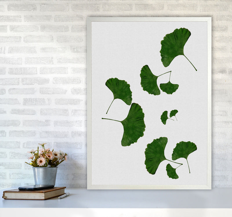 Ginkgo Leaf I Print By Orara Studio, Framed Botanical & Nature Art Print A1 Oak Frame
