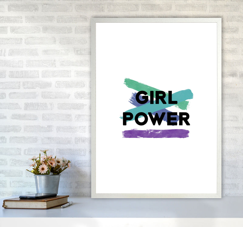 Girl Power Feminist Quote Print By Orara Studio A1 Oak Frame