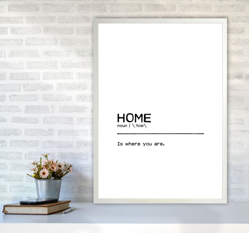 Home You Definition Quote Print By Orara Studio A1 Oak Frame
