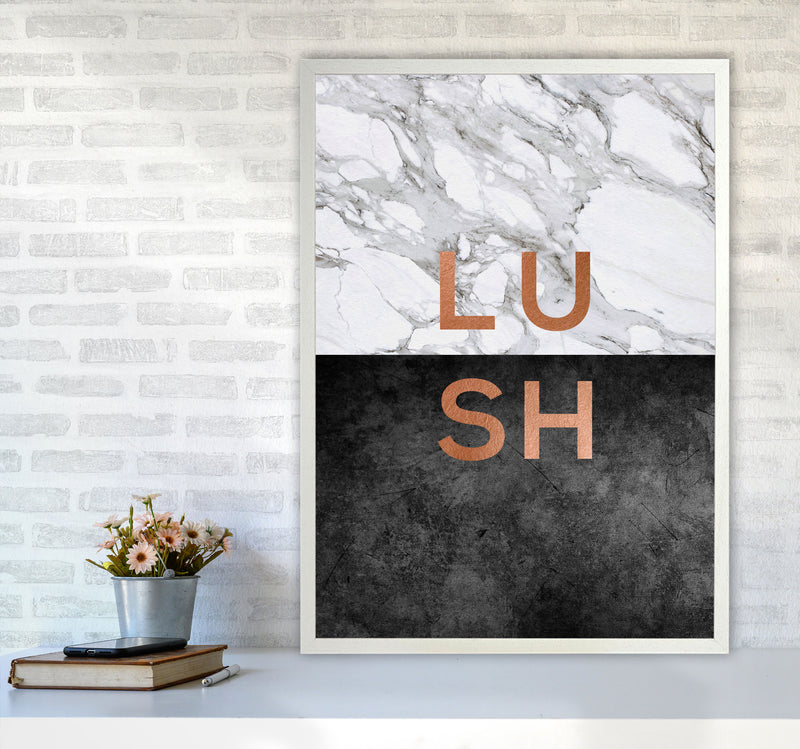 Lush Copper Quote Print By Orara Studio A1 Oak Frame