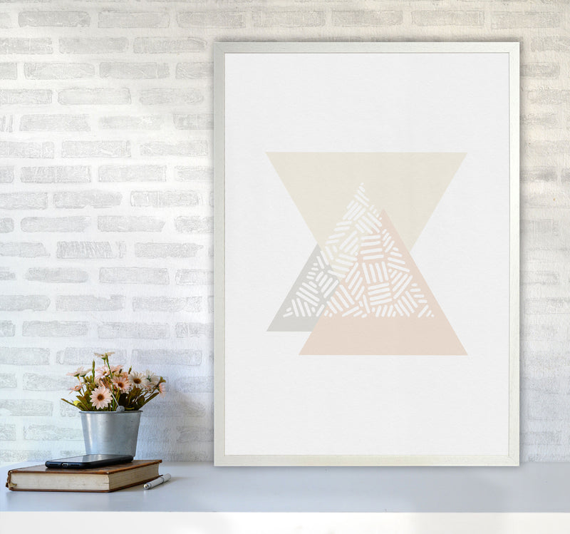 Minimalist Geometric III Print By Orara Studio A1 Oak Frame