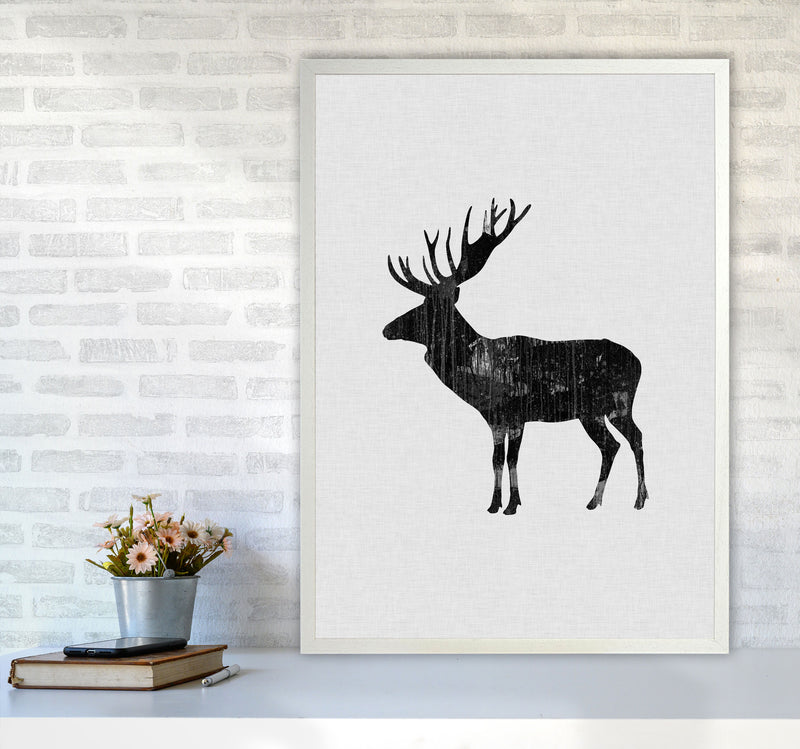 Moose Animal Art Print By Orara Studio Animal Art Print A1 Oak Frame