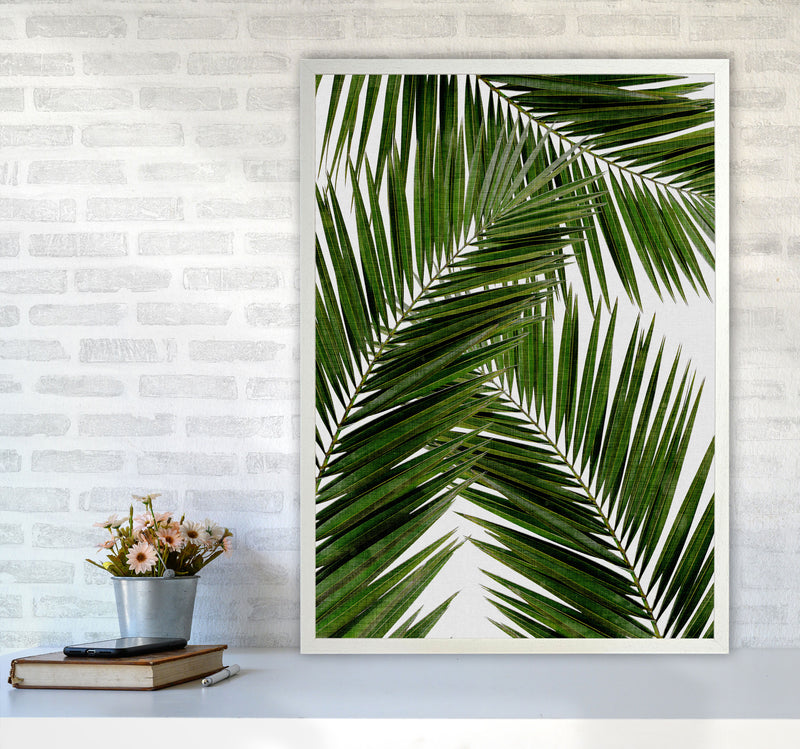 Palm Leaf III Print By Orara Studio, Framed Botanical & Nature Art Print A1 Oak Frame