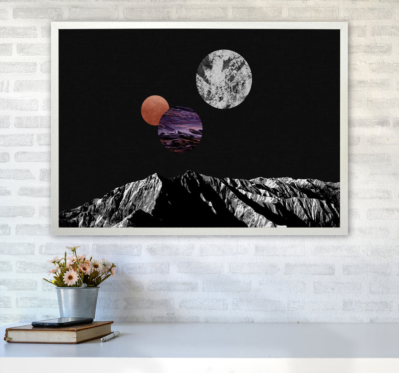 Space I Print By Orara Studio A1 Oak Frame