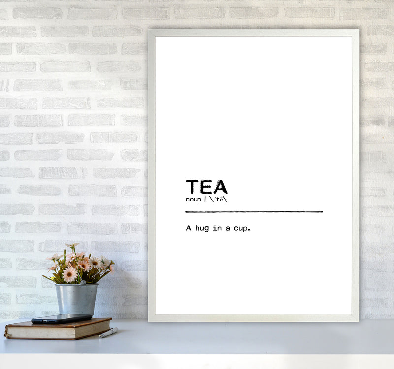 Tea Hug Definition Quote Print By Orara Studio A1 Oak Frame