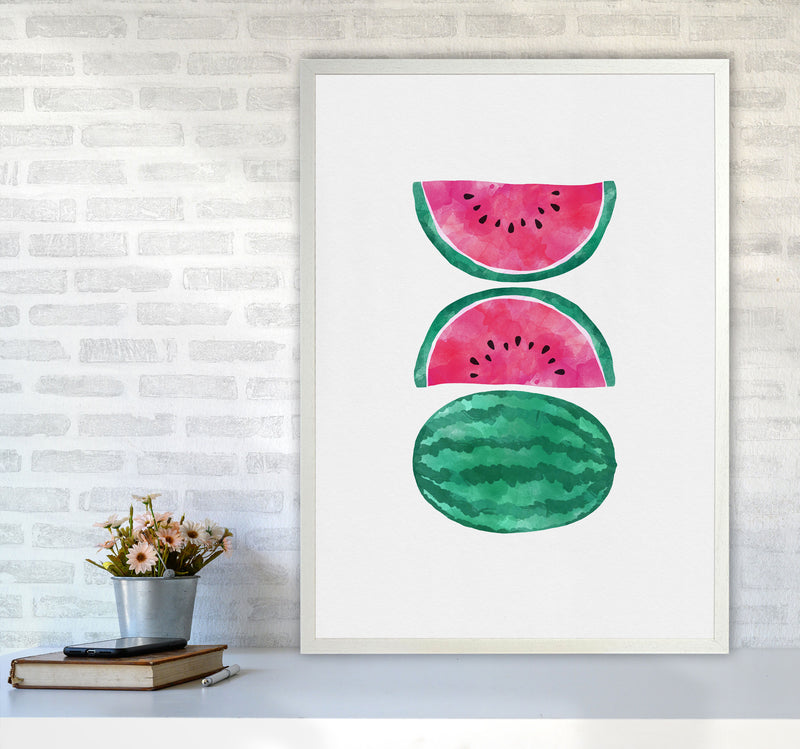 Watermelons Print By Orara Studio, Framed Kitchen Wall Art A1 Oak Frame