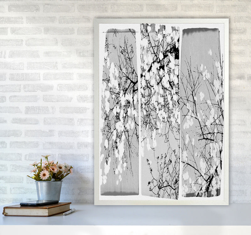 Oriental Blossom Botanical Art Print by Orara Studio A1 Oak Frame